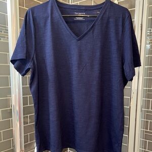 Talbots Blue Short Sleeve V-Neck Tee